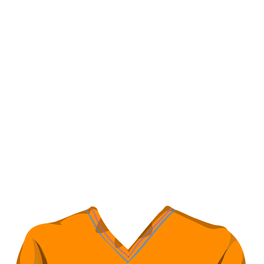 orange t shirt